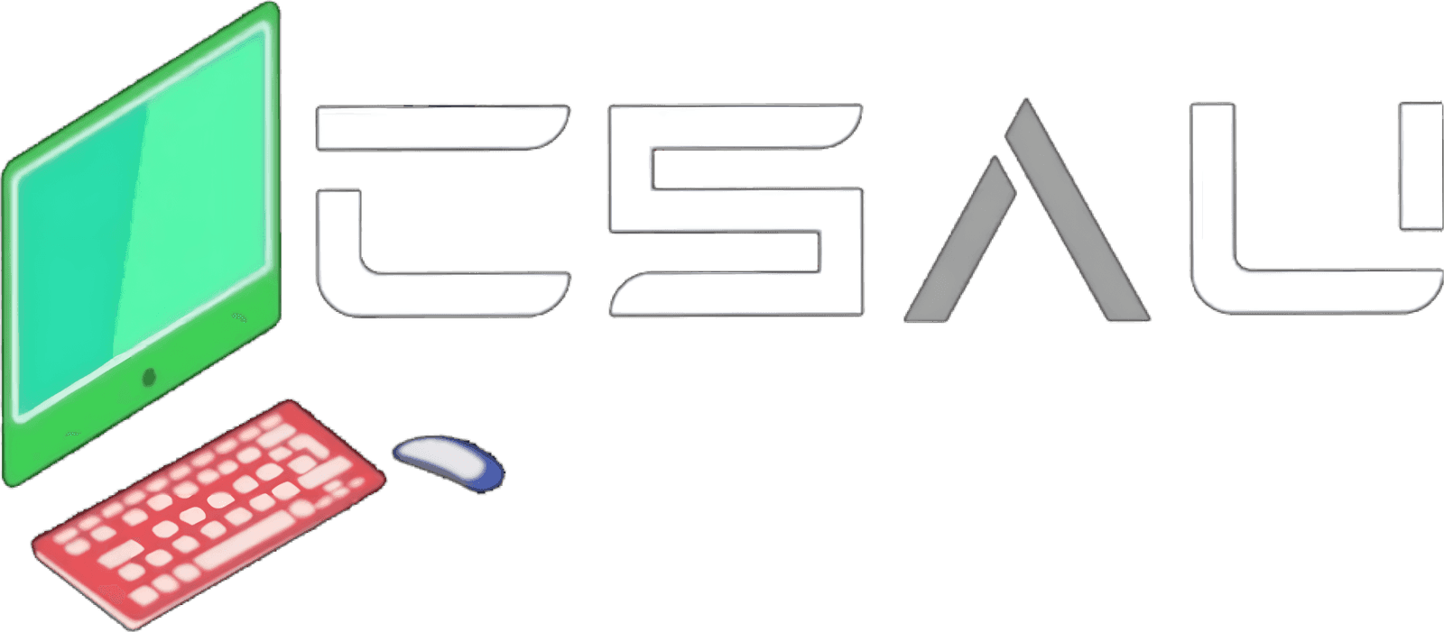 CSAU logo: a desktop computer with keyboard and mouse beside the letters CSAU